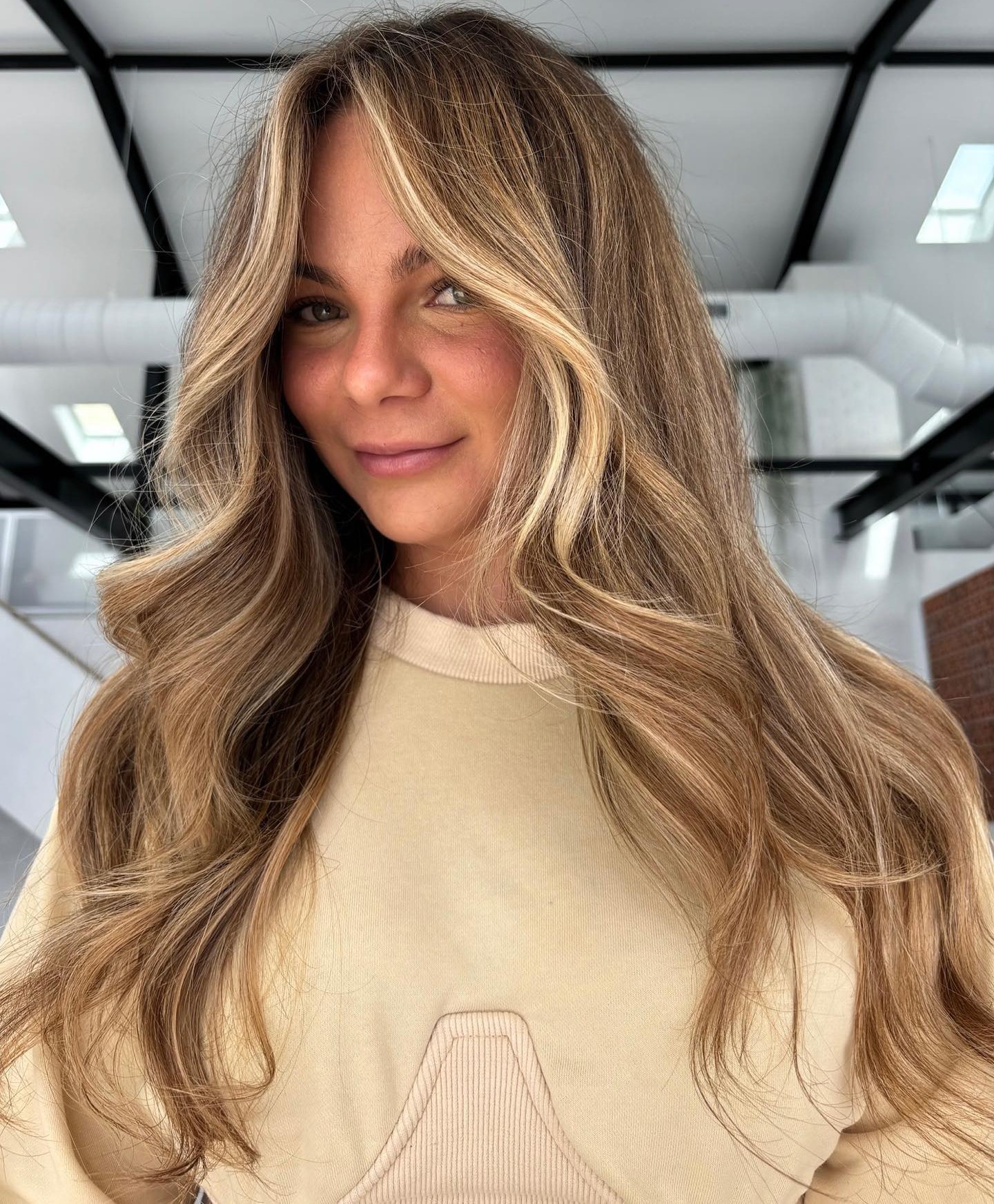 Big Forehead Balayage Idea