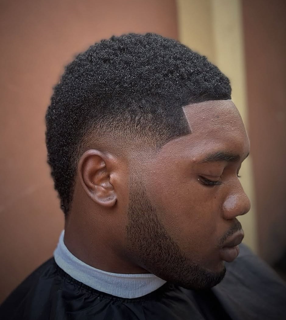 Burst Fade for Black Men