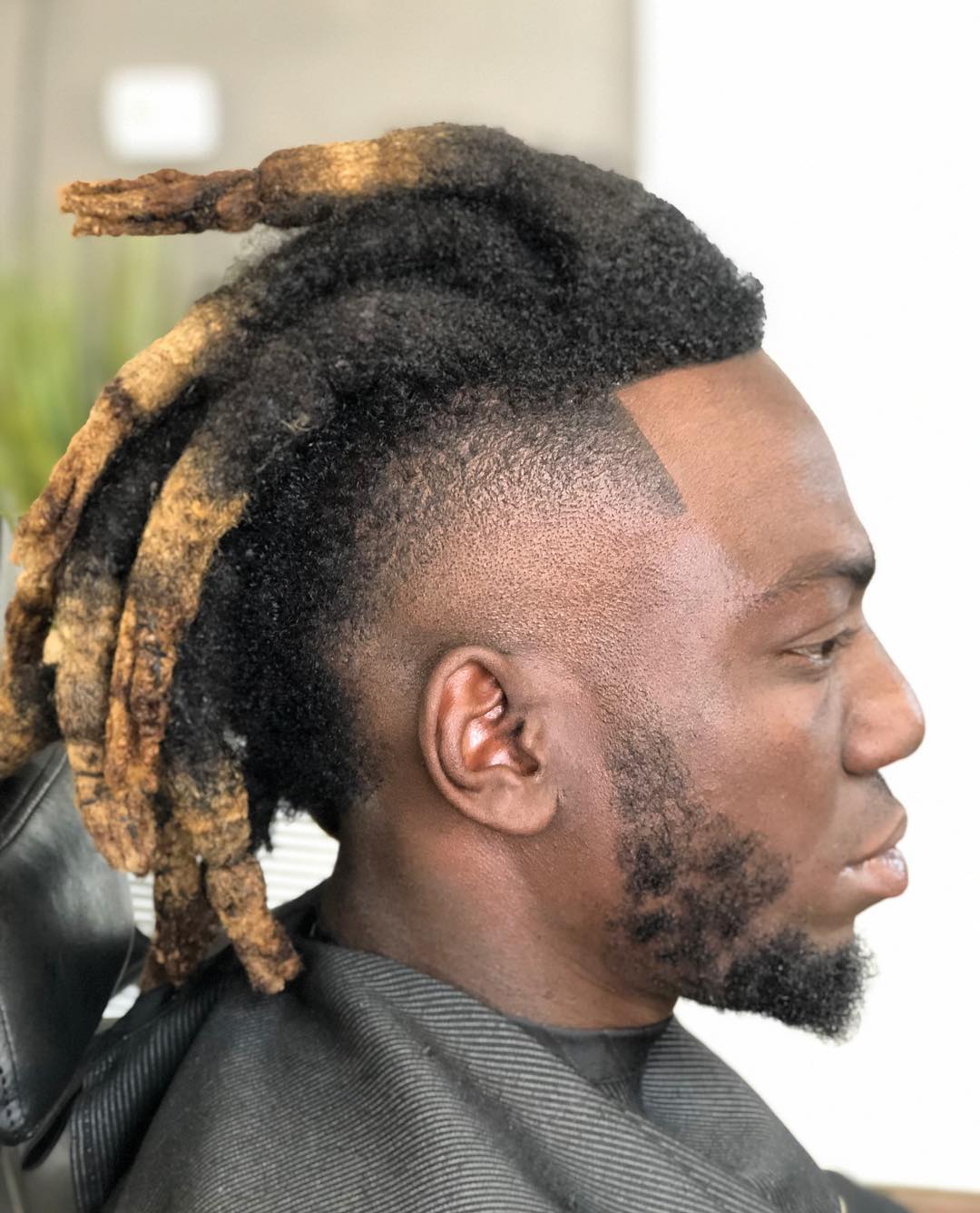 Mens Mohawk with Dreadlocks