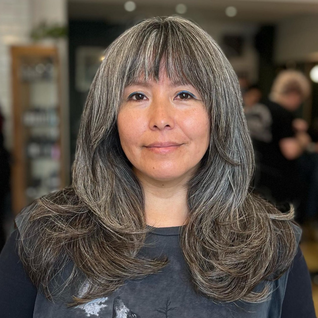 Over Full Bangs