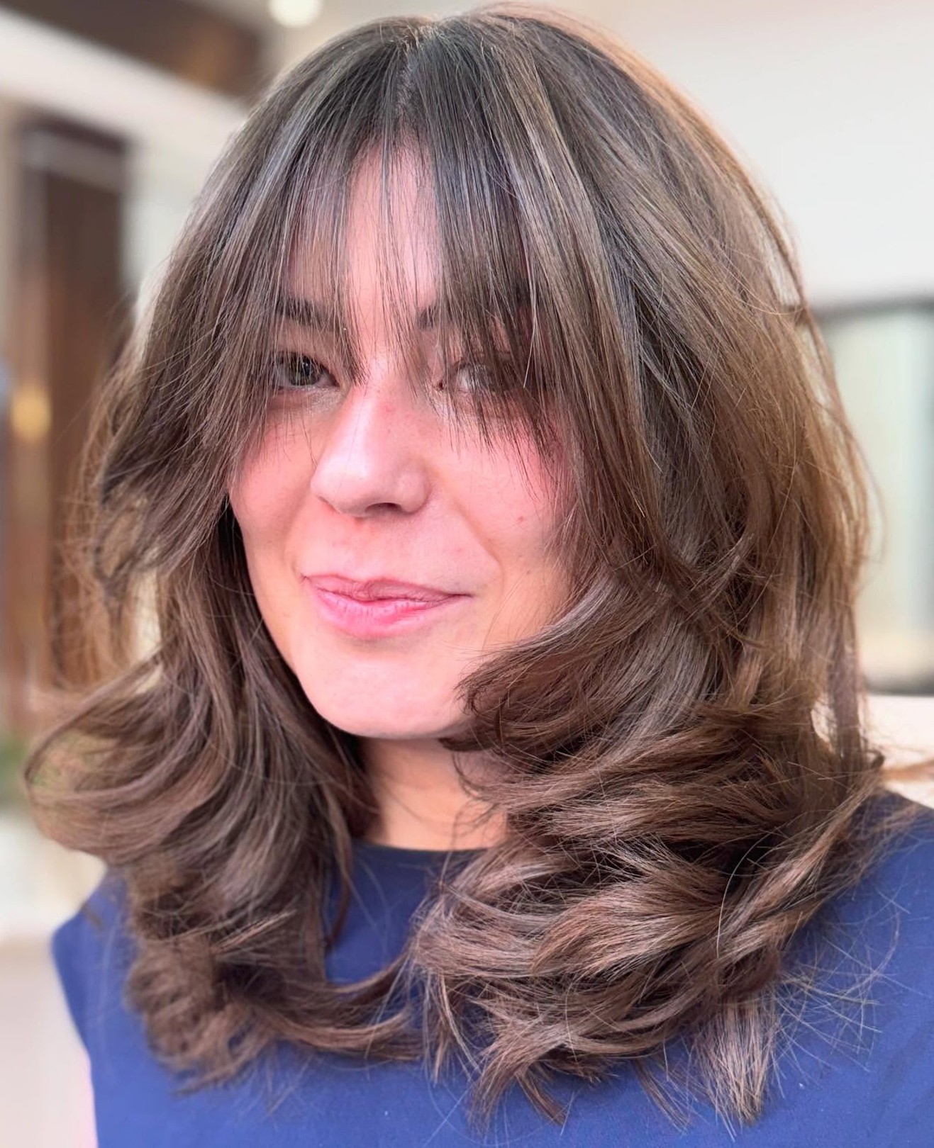 Butterfly Cut with Short and Long Layers