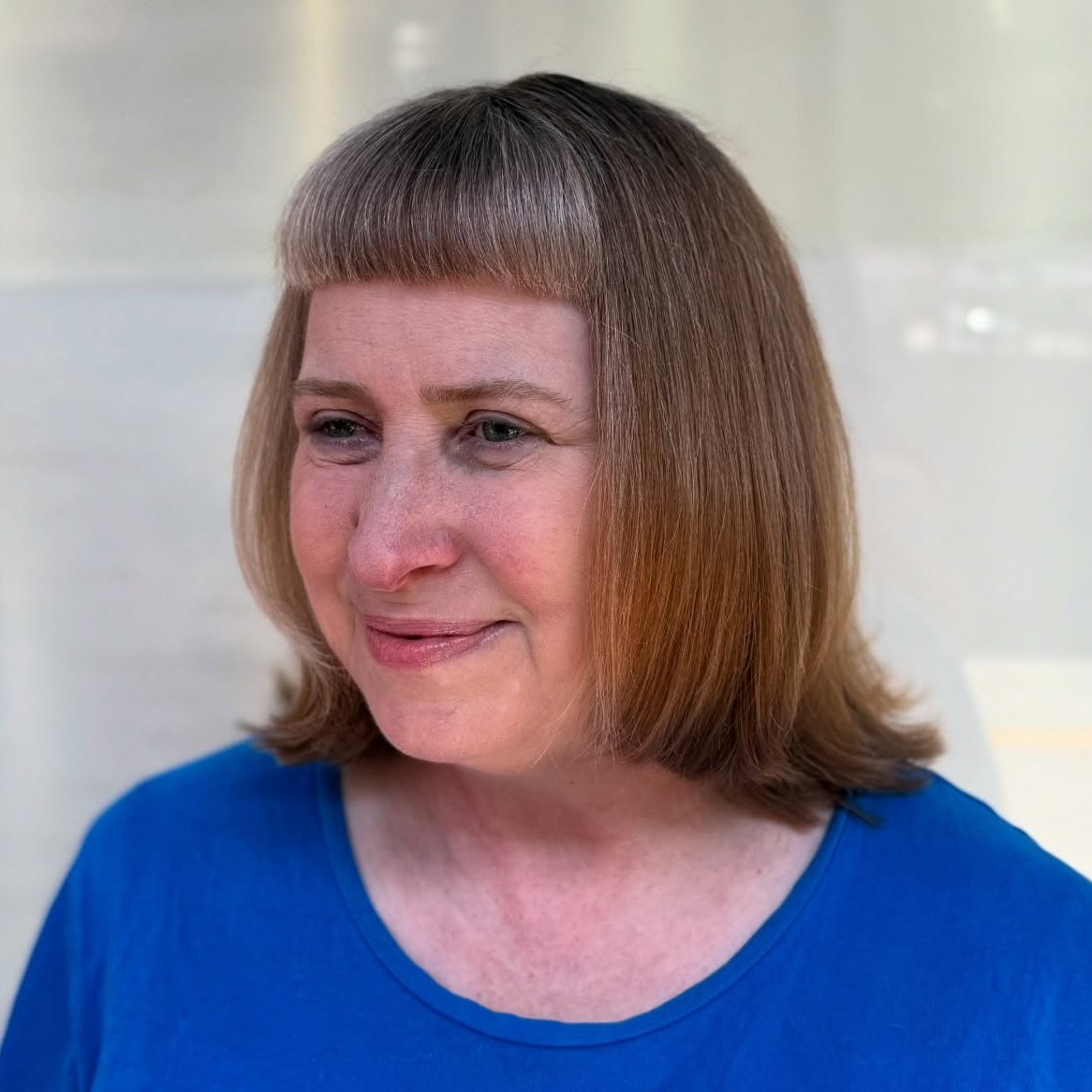Short Blunt Bangs For Older Women