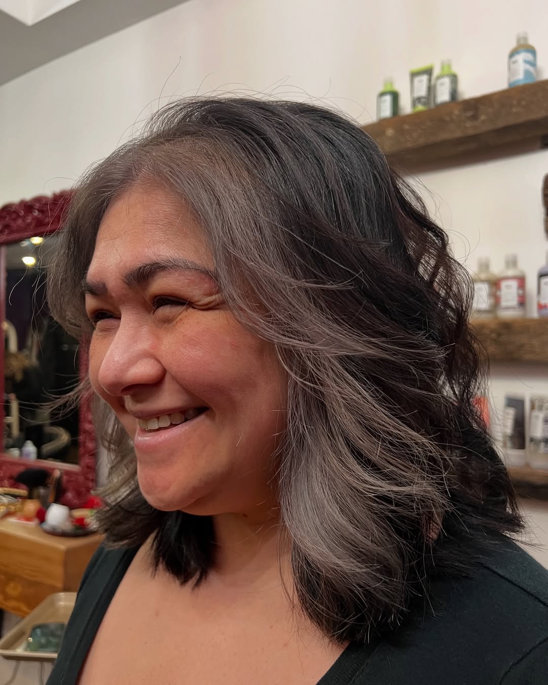 Dark Coloring for Gray Hair