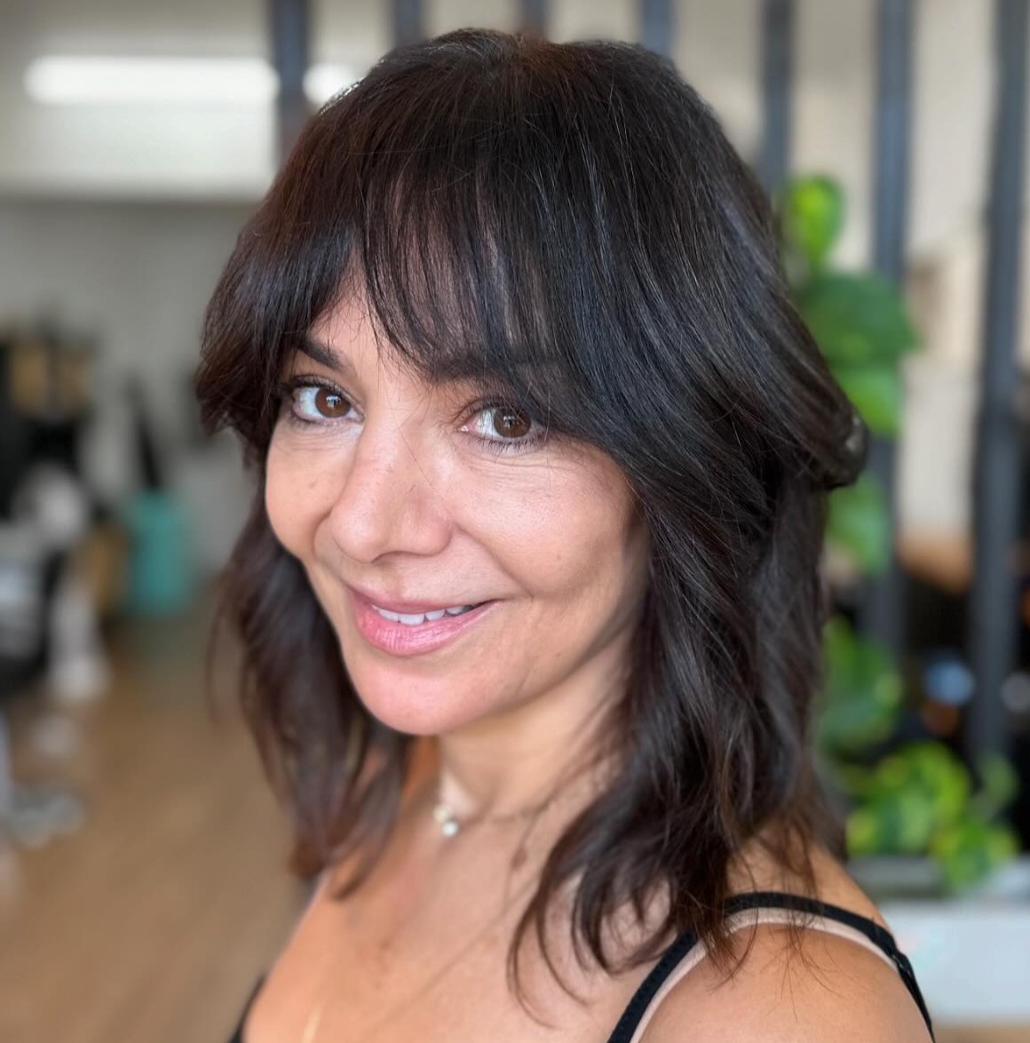 Bottleneck Bangs For Mature Women