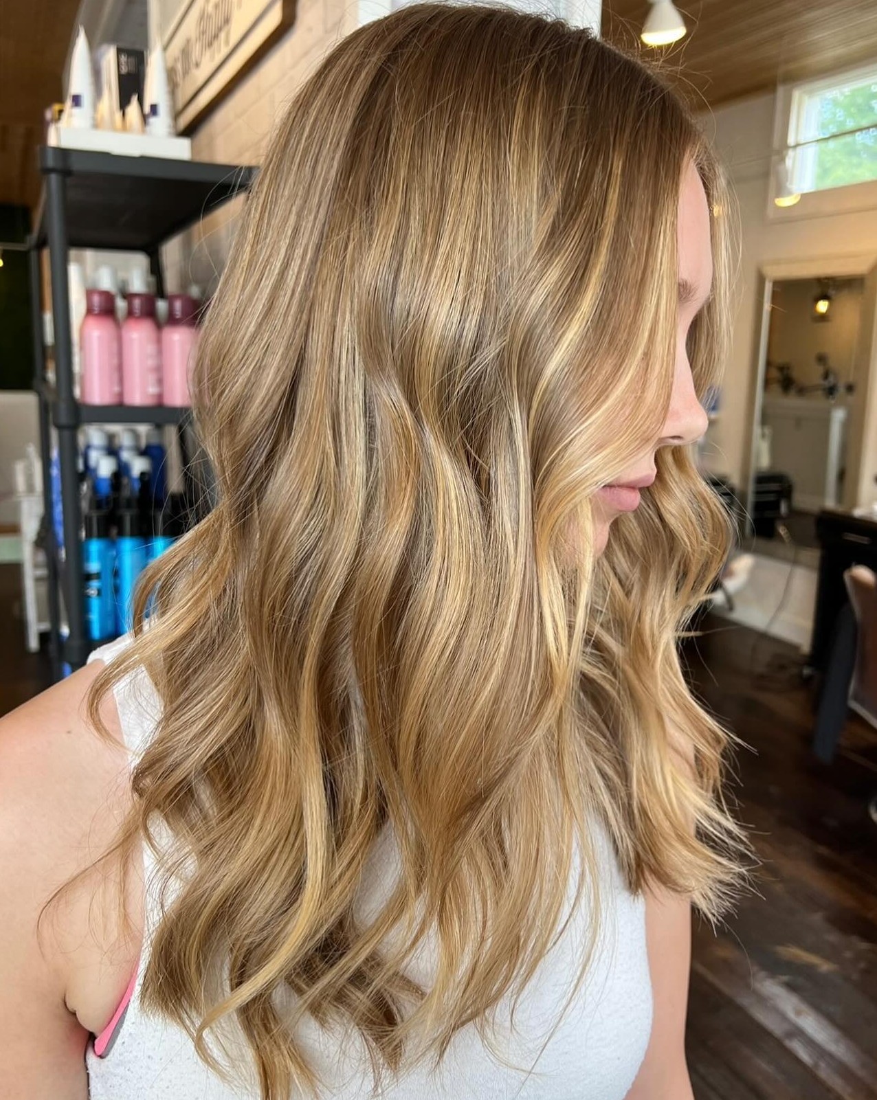 Honey Strawberry Balayage for Summer