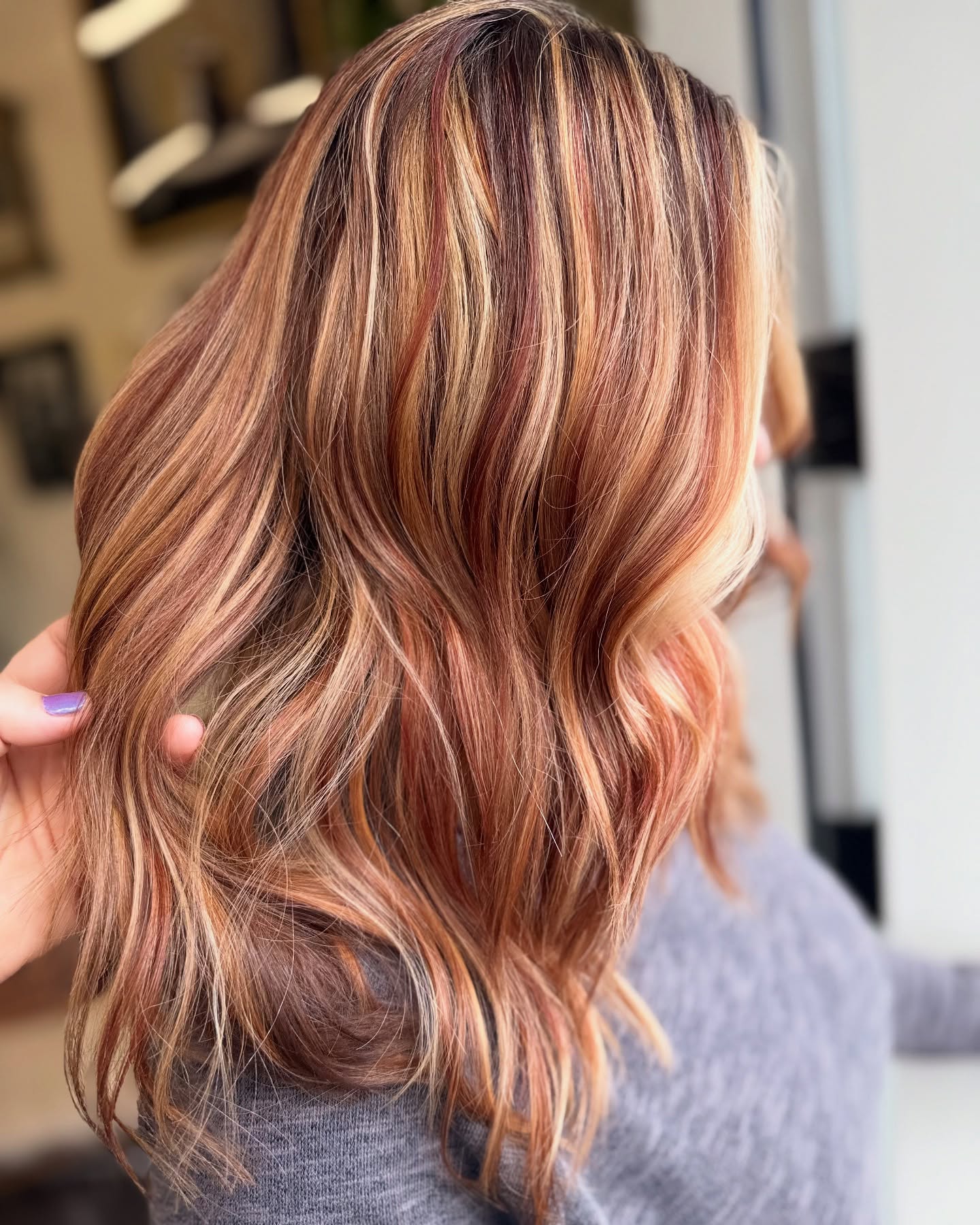 Complex Strawberry Bronde Balayage