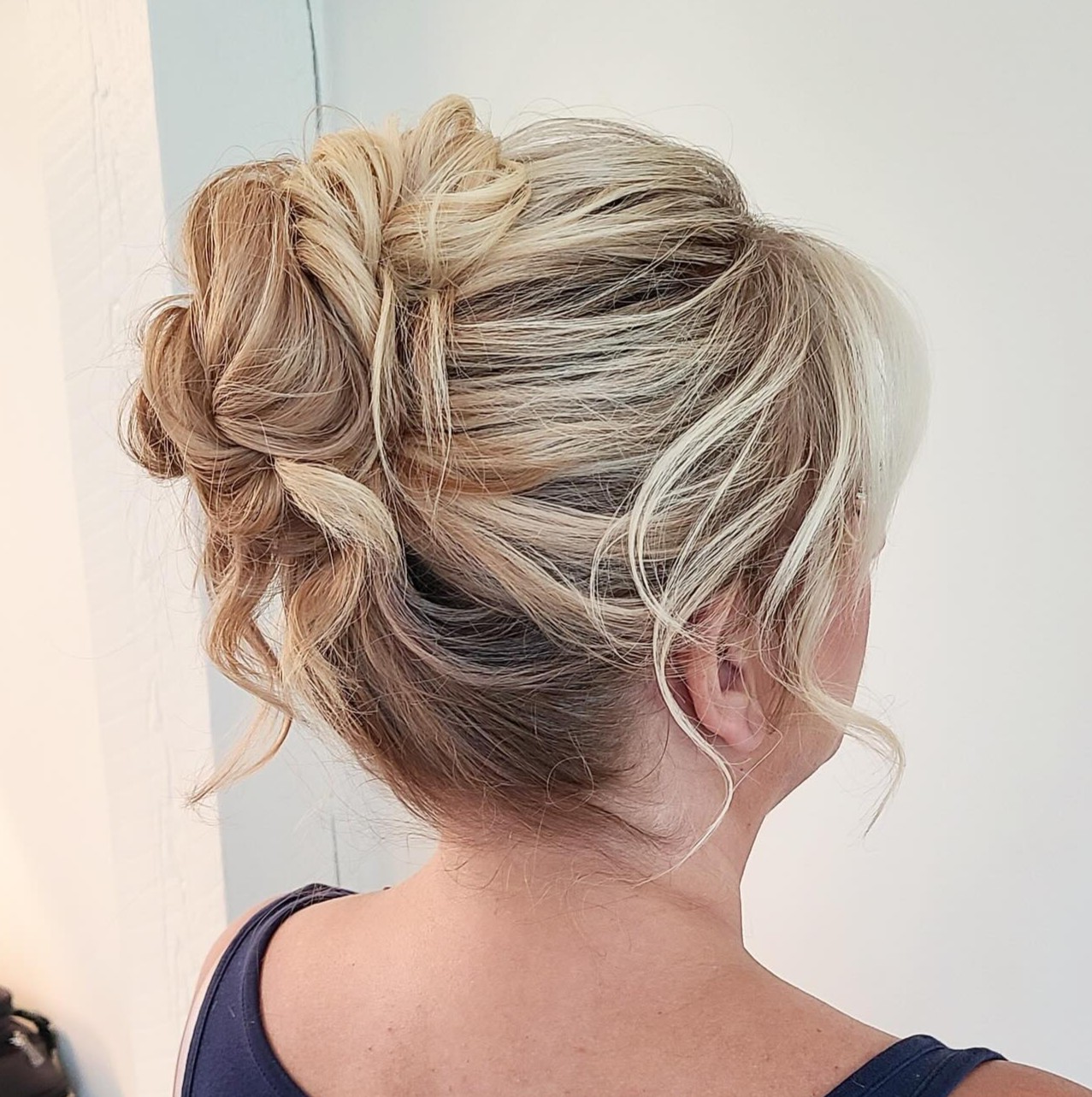 Loose Bun for Mother of the Bride