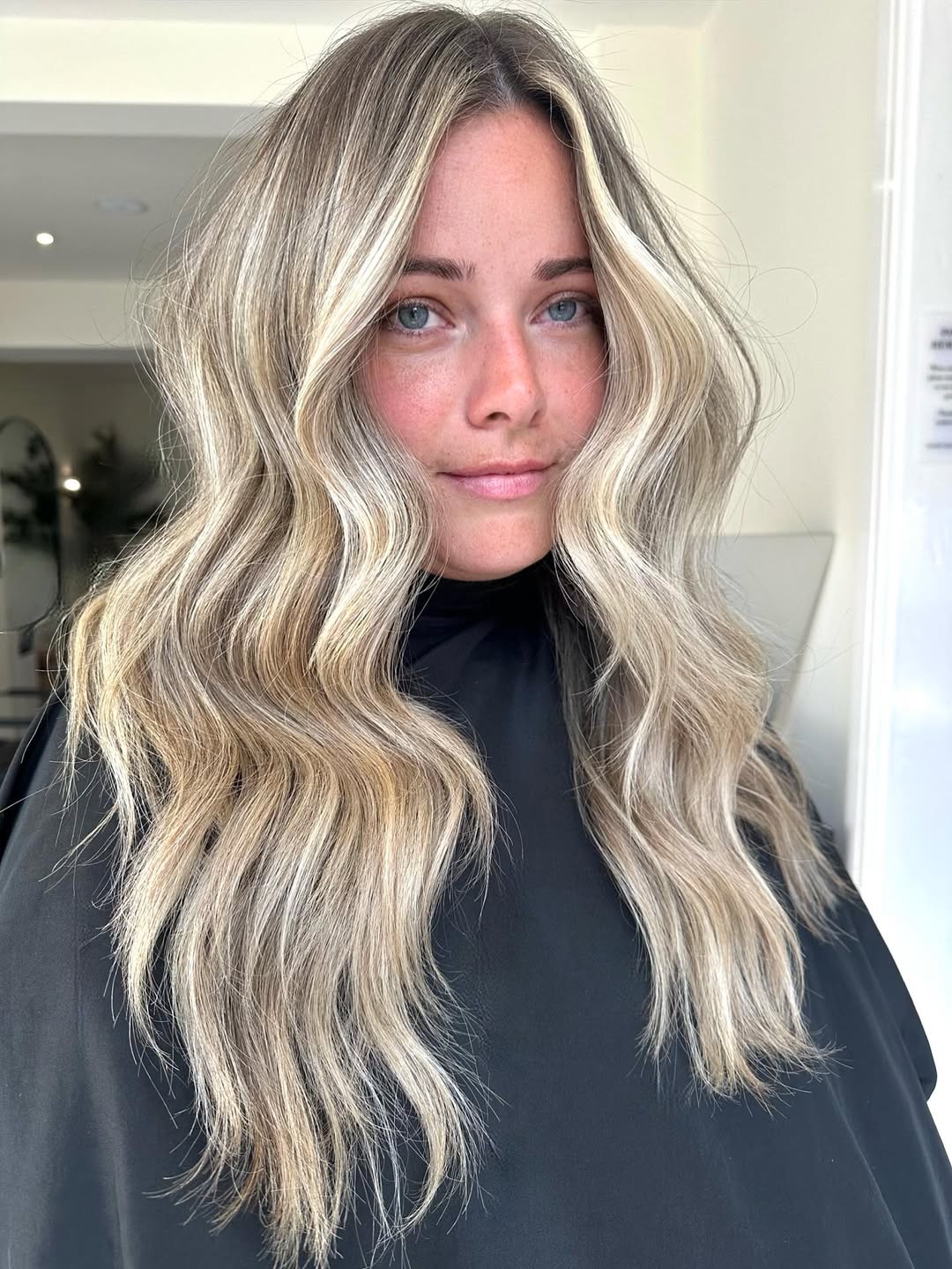 Painted Blonde Balayage Highlights