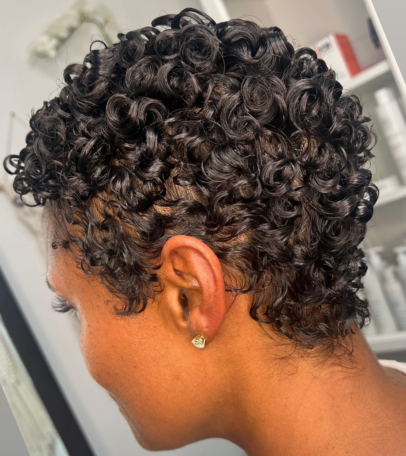 Curly Pixie Cut for Natural Hair