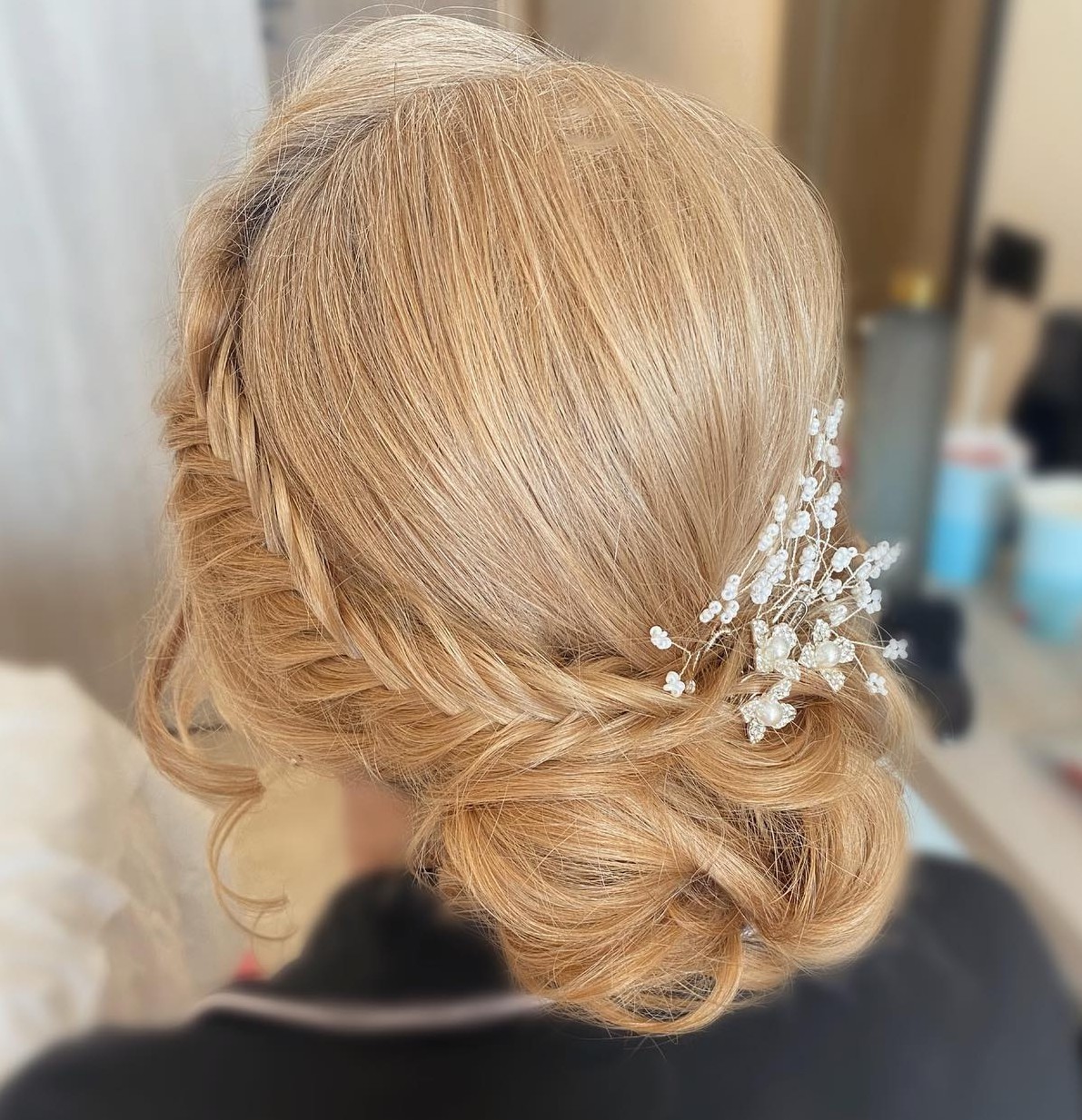 Mother of the Bride Chignon with Fishtail