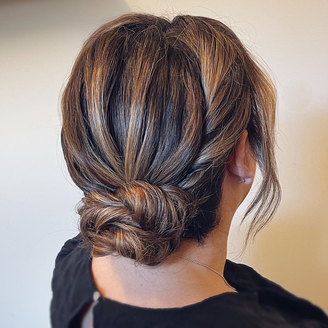 Twisted Hairdo for Mother of the Bride
