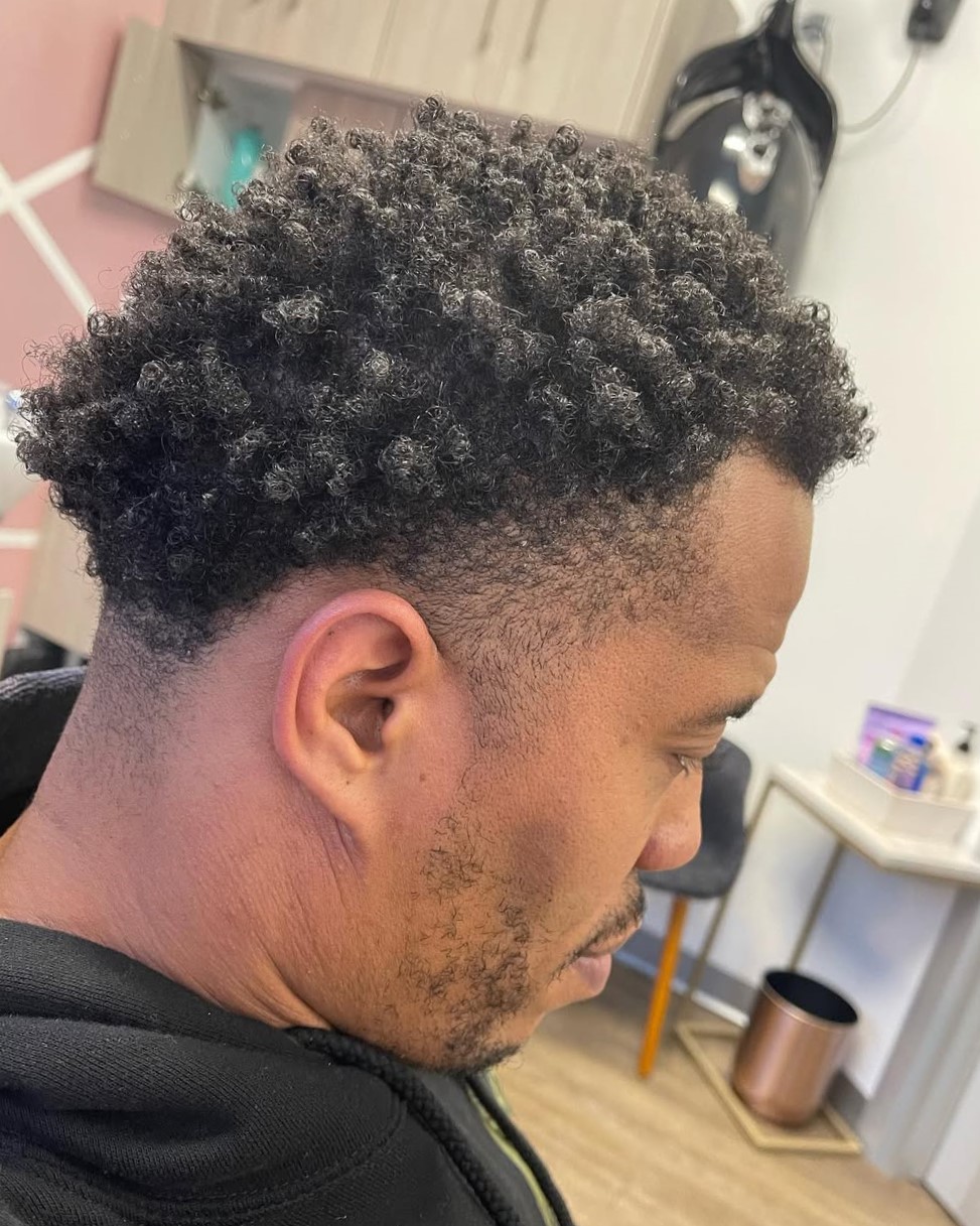 Coil Curls with Fade