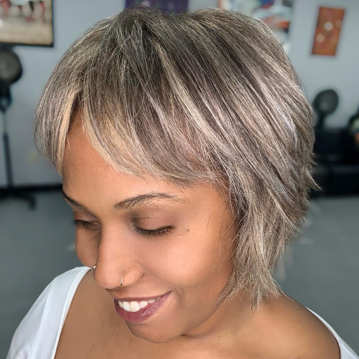 Bixie Cut for Black Hair