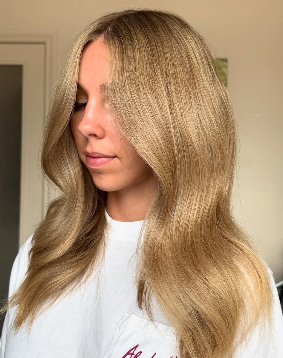 Beige Sandy Blonde Hair