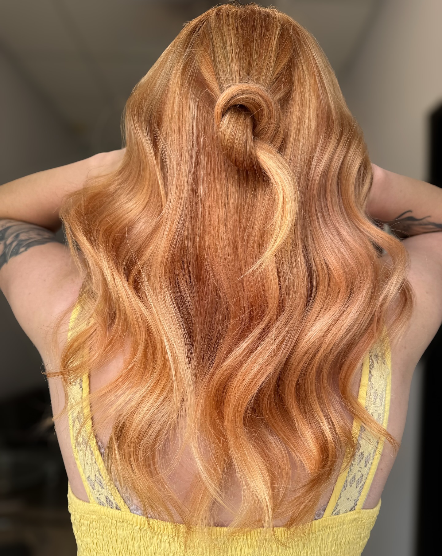 Half-up Strawberry Hairstyle