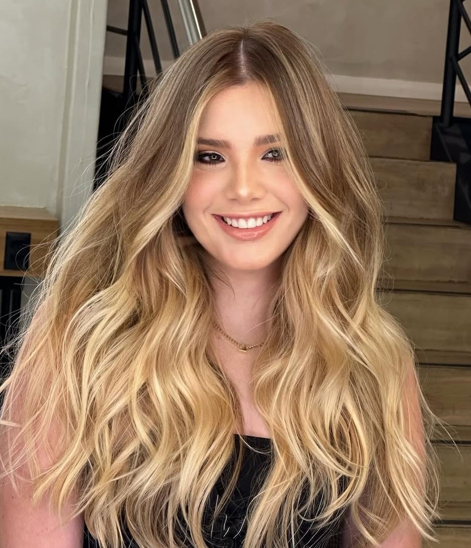 Caramel Highlights with Toffee Roots