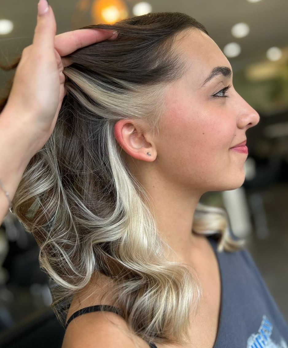 Hidden Blonde Highlights