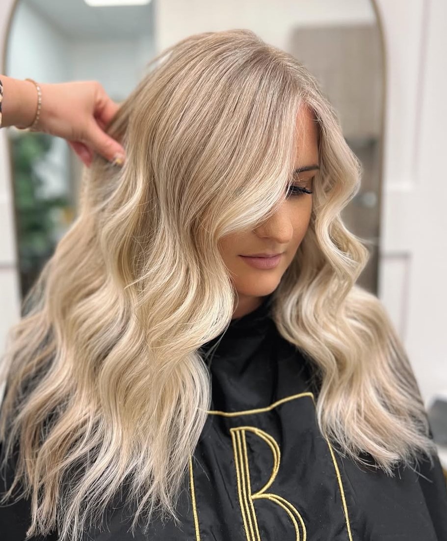 Rich Warm Blonde Highlights