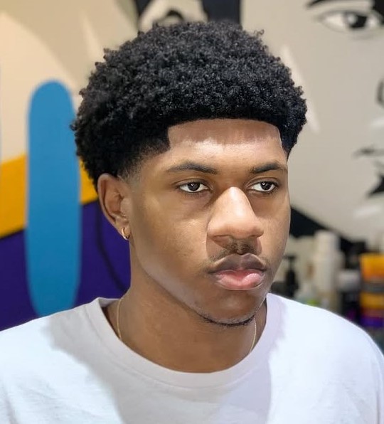 Afro Fade for Thick Natural Hair