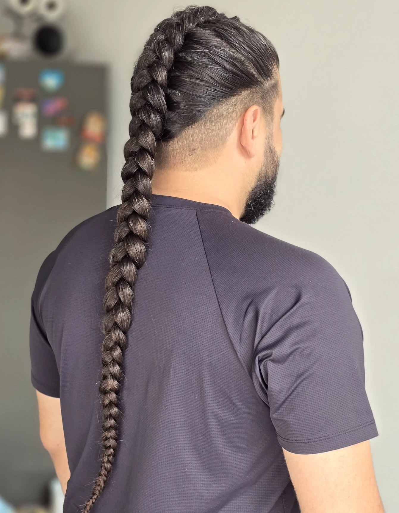 Long French Braid for Men