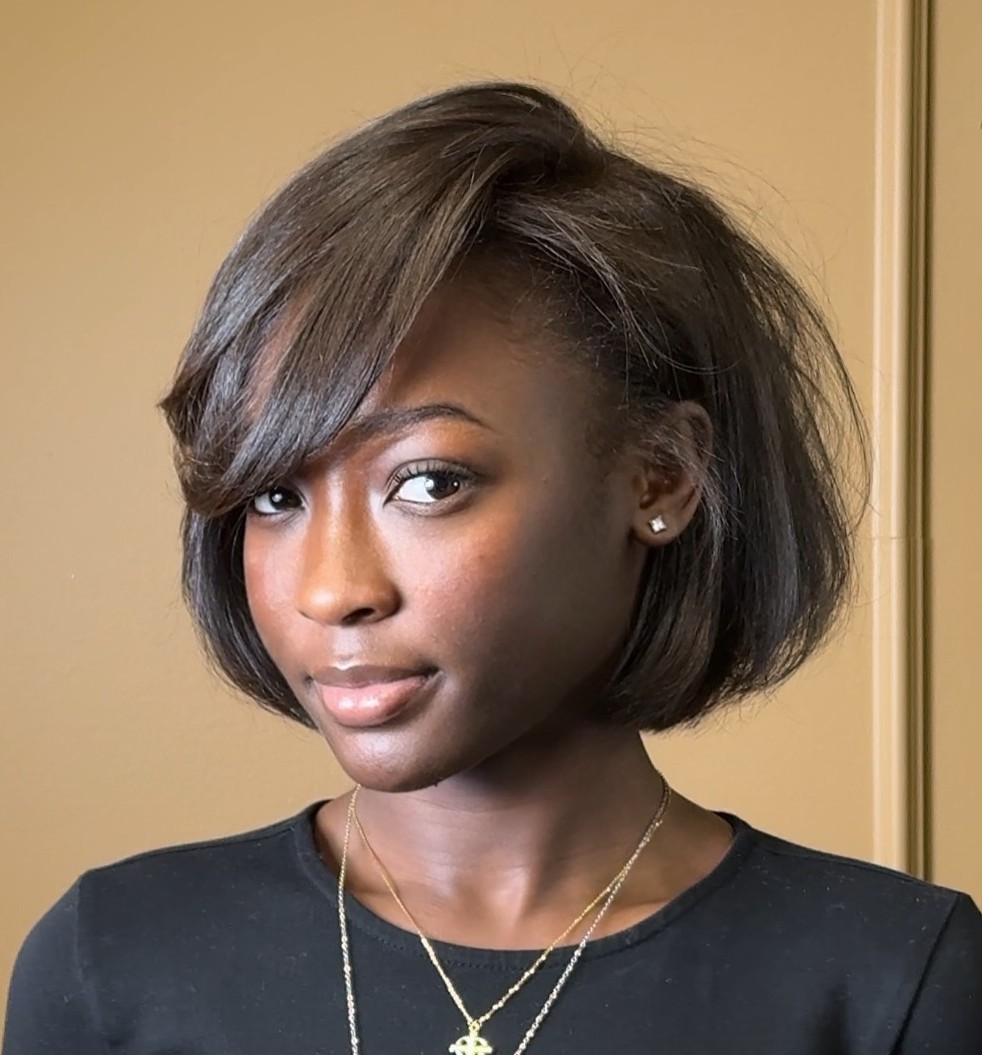 Black Italian Bob Hairstyle