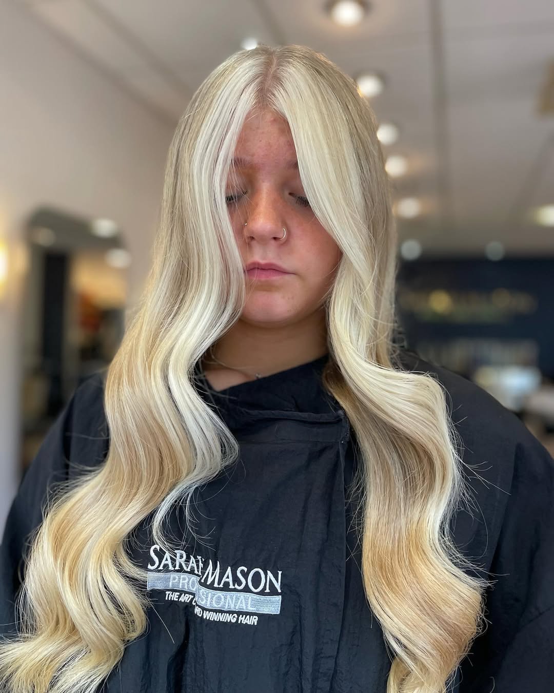 Two-Tone Highlighted Blonde Hair
