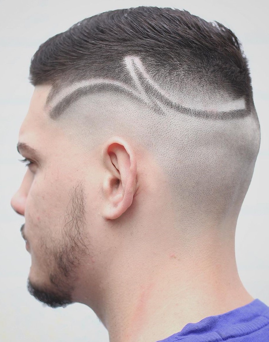 High and Tight with Freestyle Hair Design